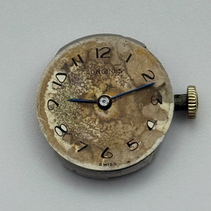 Longines 14.16 Watch Movement Running Manual Wind Vintage Swiss Parts 14.2mm