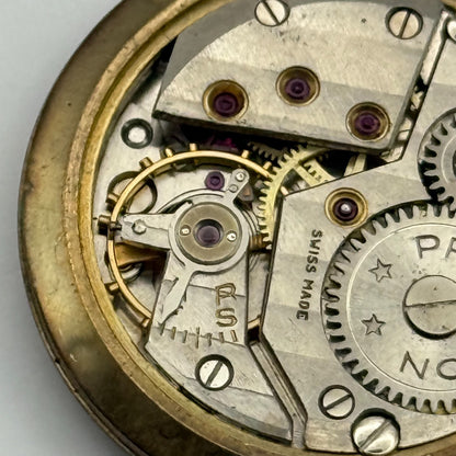 Mappin & Webb Precision Watch Movement Manual Wind Vintage Parts Repair 29.6mm