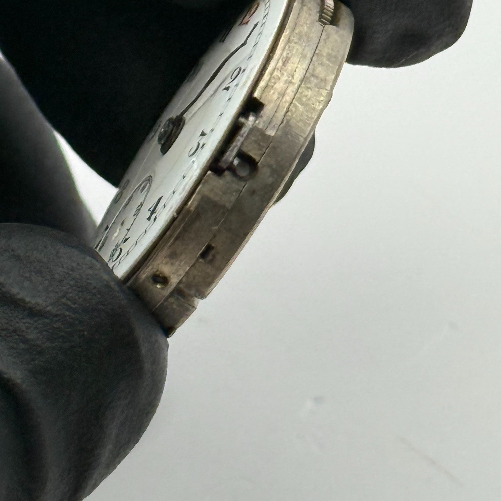 Lanco Trench 15 Jewels Watch Movement Manual Wind Vintage Parts Repair 24.3mm