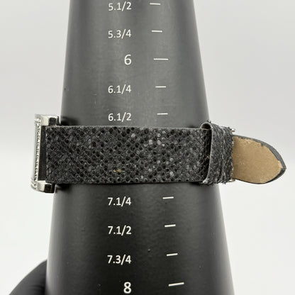 Sekonda Ladies Quartz Watch Black Dial Crystal Accents Bezel Japan Working 25mm