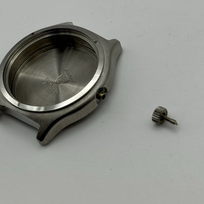 38mm Men’s Tissot Fab Suisse Stainless Steel 81 353 Watch Case + Crown Spares