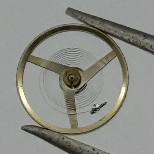 FHF 35-21 Balance Wheel Complete And Spring 1722 M Watch Movement Parts 