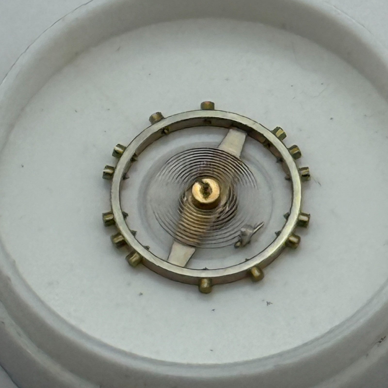 ETA 790 Balance Wheel Complete And Spring  8¾’’’  Watch Movement Parts NOS