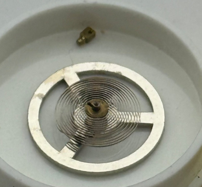 LS 1262 Balance Wheel Complete And Spring Rosk 1855 Watch Movement Parts NOS