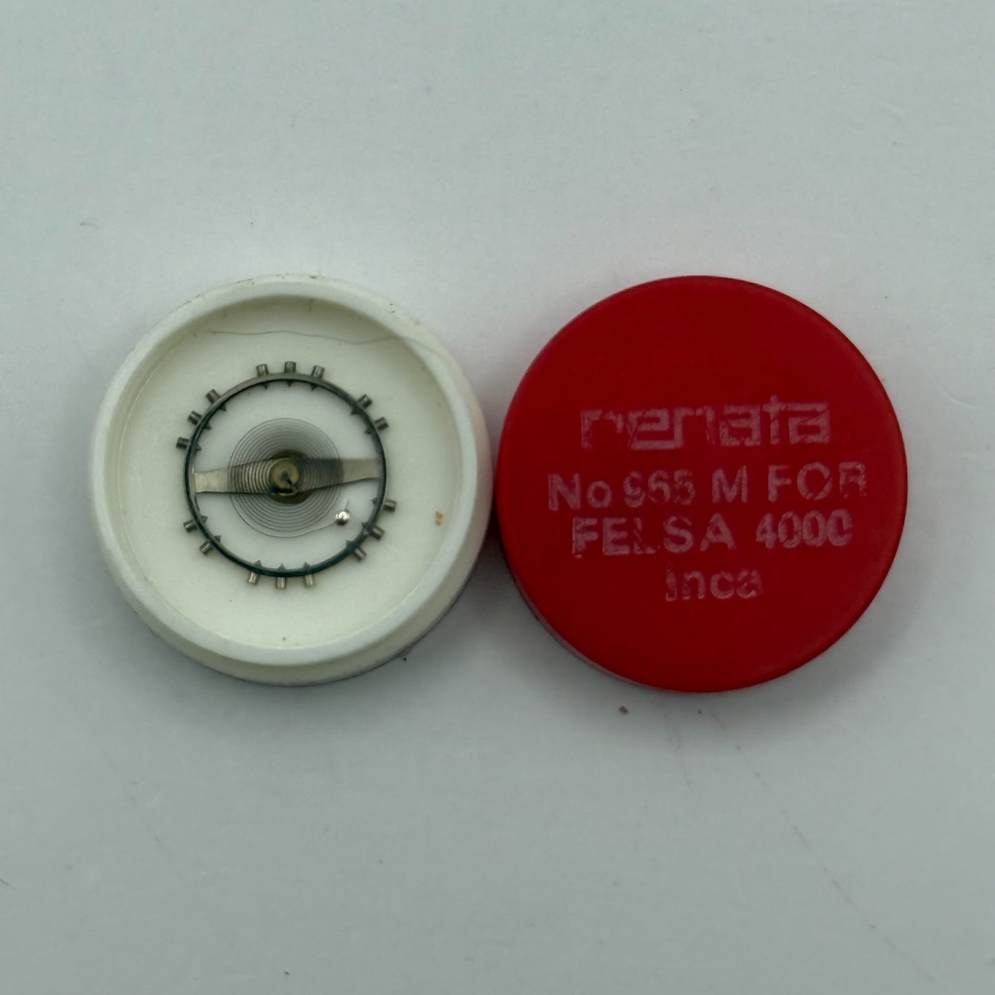 Felsa 4000 Balance Wheel Complete And Spring Inca 965 M Watch Movement Parts NOS
