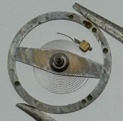 Brac 2021 2051 Balance Wheel Complete And Spring 69 M Watch Movement Parts NOS