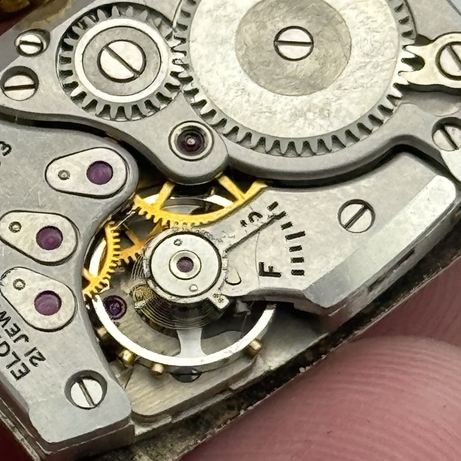 15/0s Running Lord Elgin Grade 559 Model 3 American Watch Movement PARTS SPARES