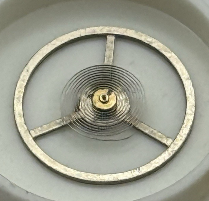 EB 8381 8391-66 Balance Wheel Complete And Spring Watch Movement Parts NOS