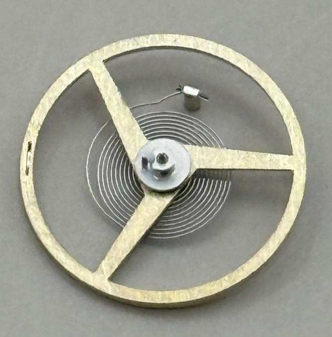 AS 1900 1906 Balance Wheel Complete And Spring 1577 M Watch Movement Parts NOS