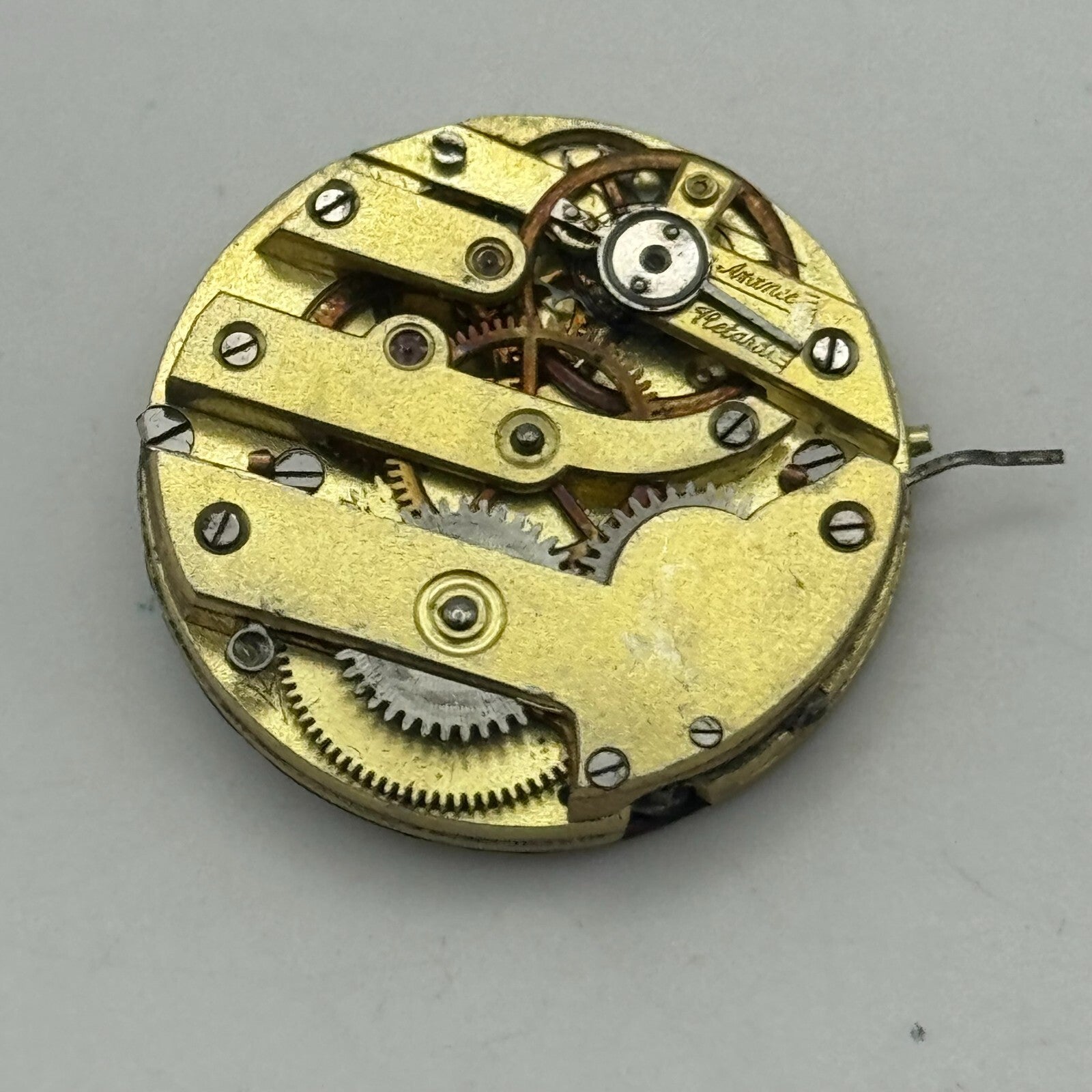 24.9mm Unidentified High Grade Manual Wind Watch Movement Vintage PARTS SPARES