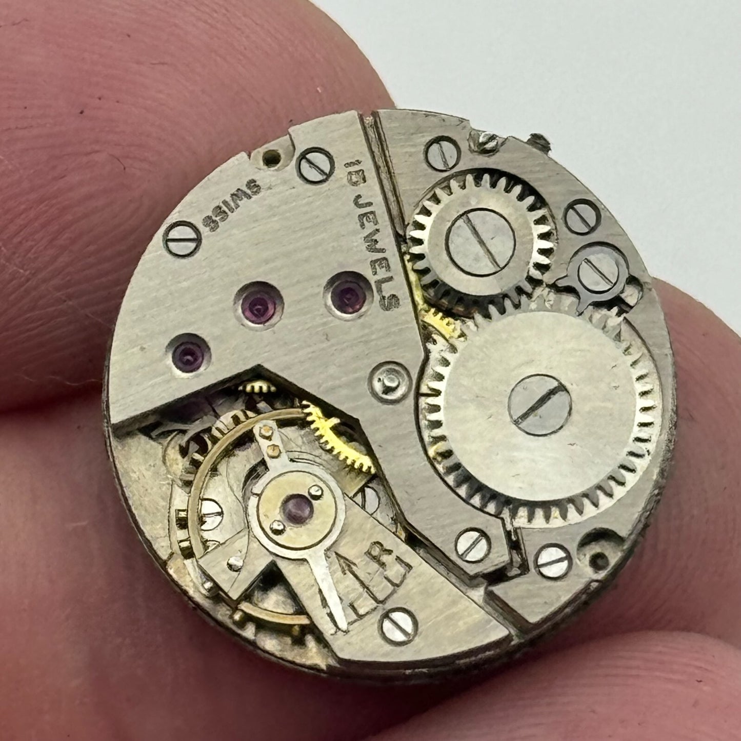 19.7mm Derby D 40 Manual Wind 15 Jewels Watch Movement Swiss Made PARTS SPARES