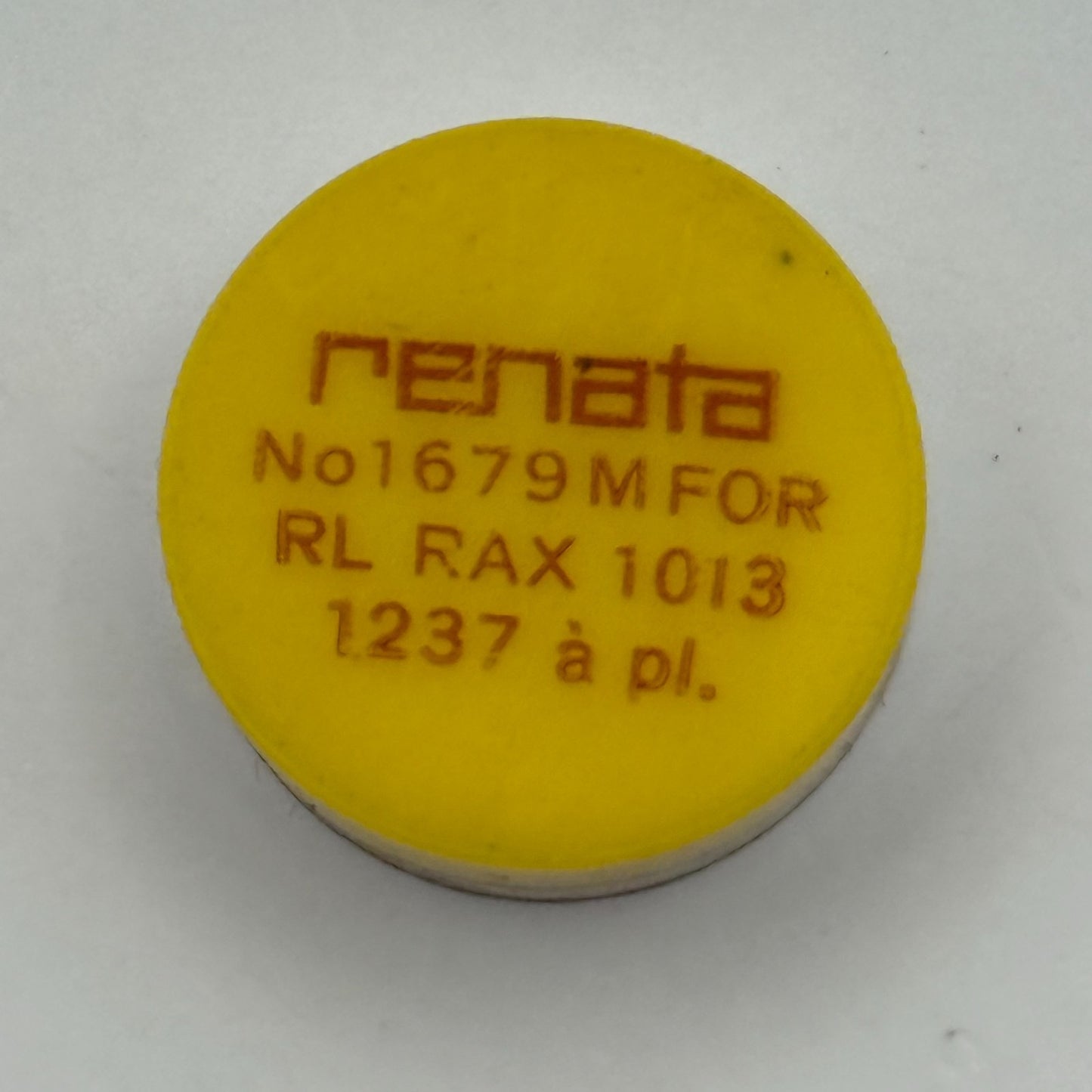 RL RAX 1013 1237 Balance Wheel Complete And Spring 1679 M Watch Movement Parts