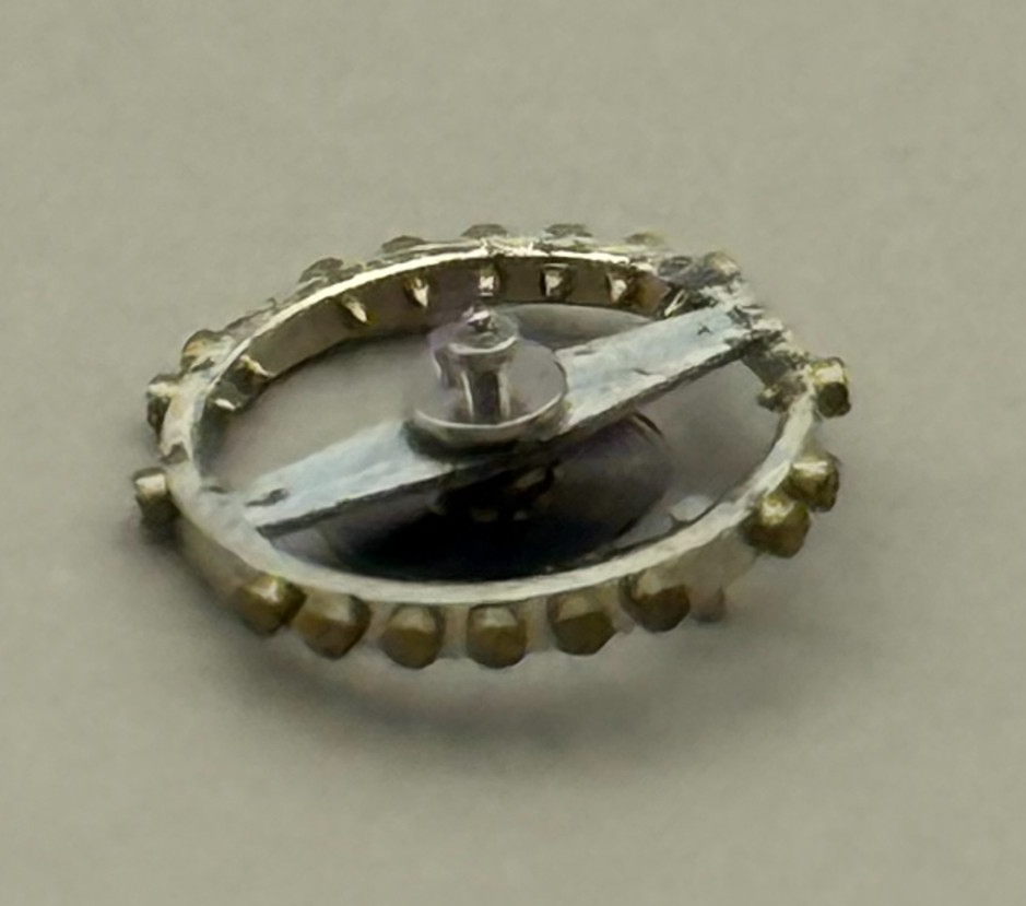 AS 976 1012 Balance Wheel Complete And Spring  29 M Watch Movement Parts NOS