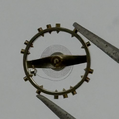 FHF 120 Balance Wheel Complete And Spring 6 3/4–8’’’ 205 M Watch Movement Parts