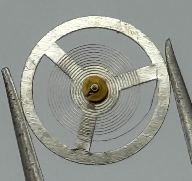 LSH 1262 Balance Wheel Complete And Spring  1855 Watch Movement Parts NOS