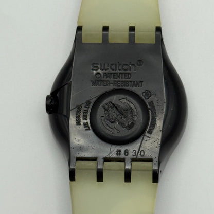 2005 Swatch Jelly in Jelly Purple Mystery SUJB101 Quartz Watch + Box 36mm