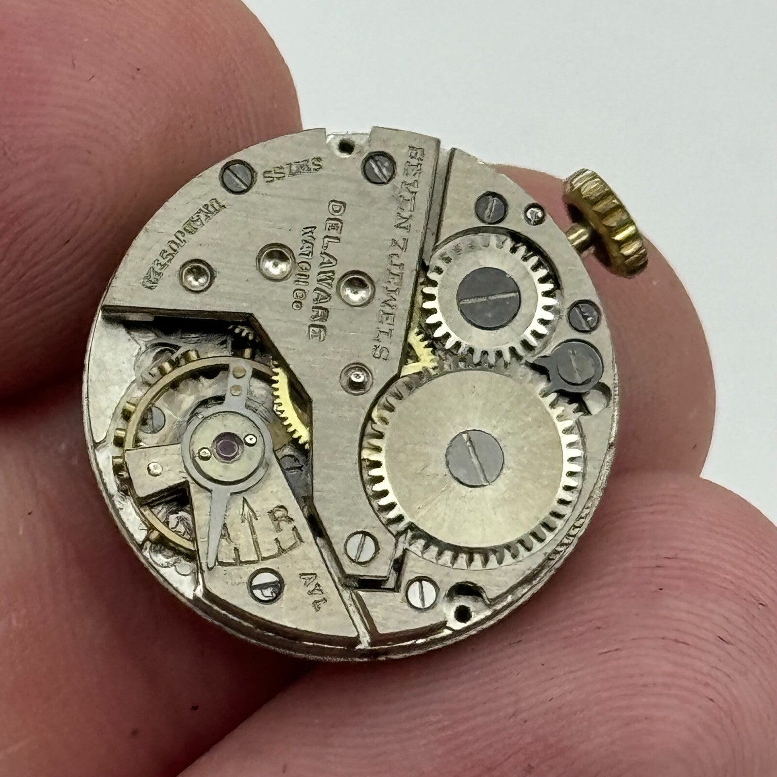 19.7mm Delaware Derby D40 Manual Wind 7 Jewels Swiss Watch Movement PARTS SPARES