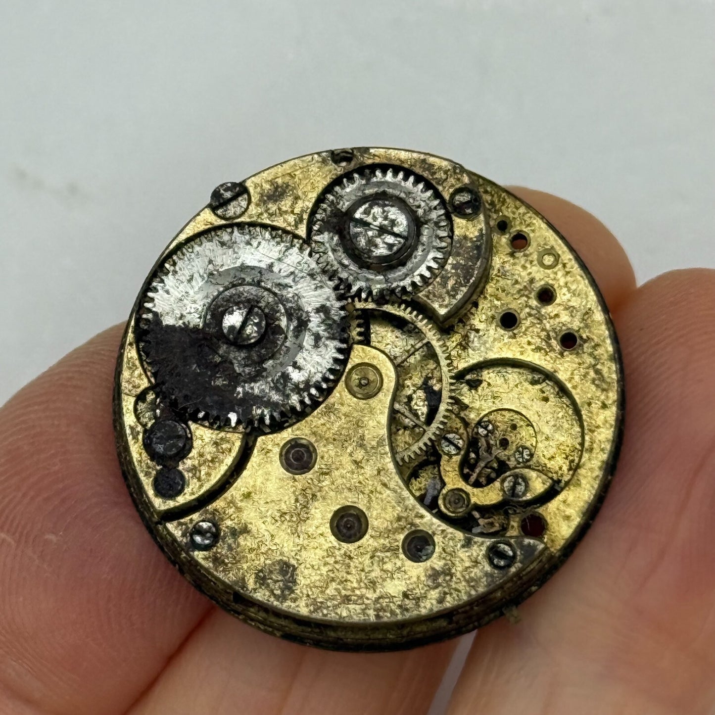 29.6mm Antique Omega 8760 Artis Manual Wind Watch Movement PARTS REPAIR