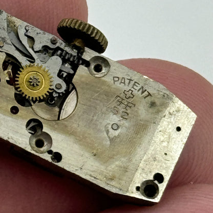 11.2mm FHF 52 Tank Watch Movement Manual Wind Swiss Made 15 Jewels PARTS SPARES