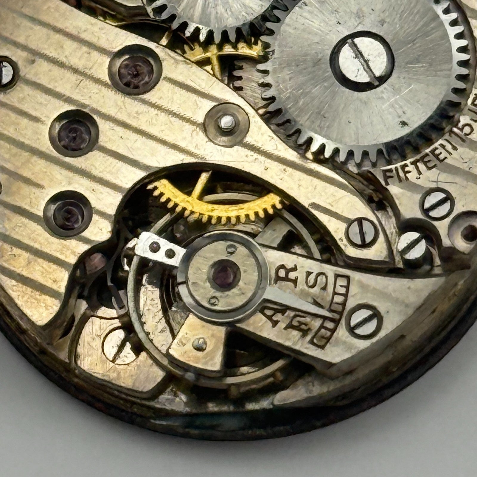 Quality Enamel Dial Watch Movement Manual Wind Vintage Swiss Parts Repair 23.1mm