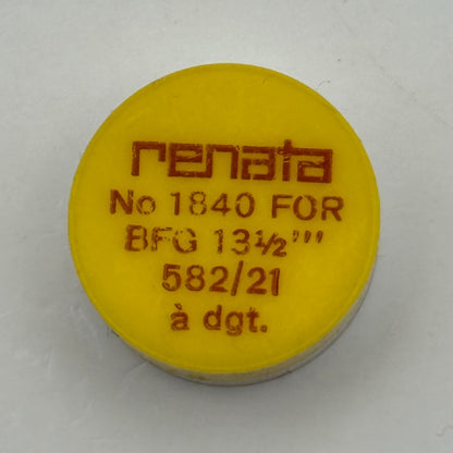 BFG 582/21 Balance Wheel Complete And Spring 13½’’’1840 Watch Movement Parts NOS