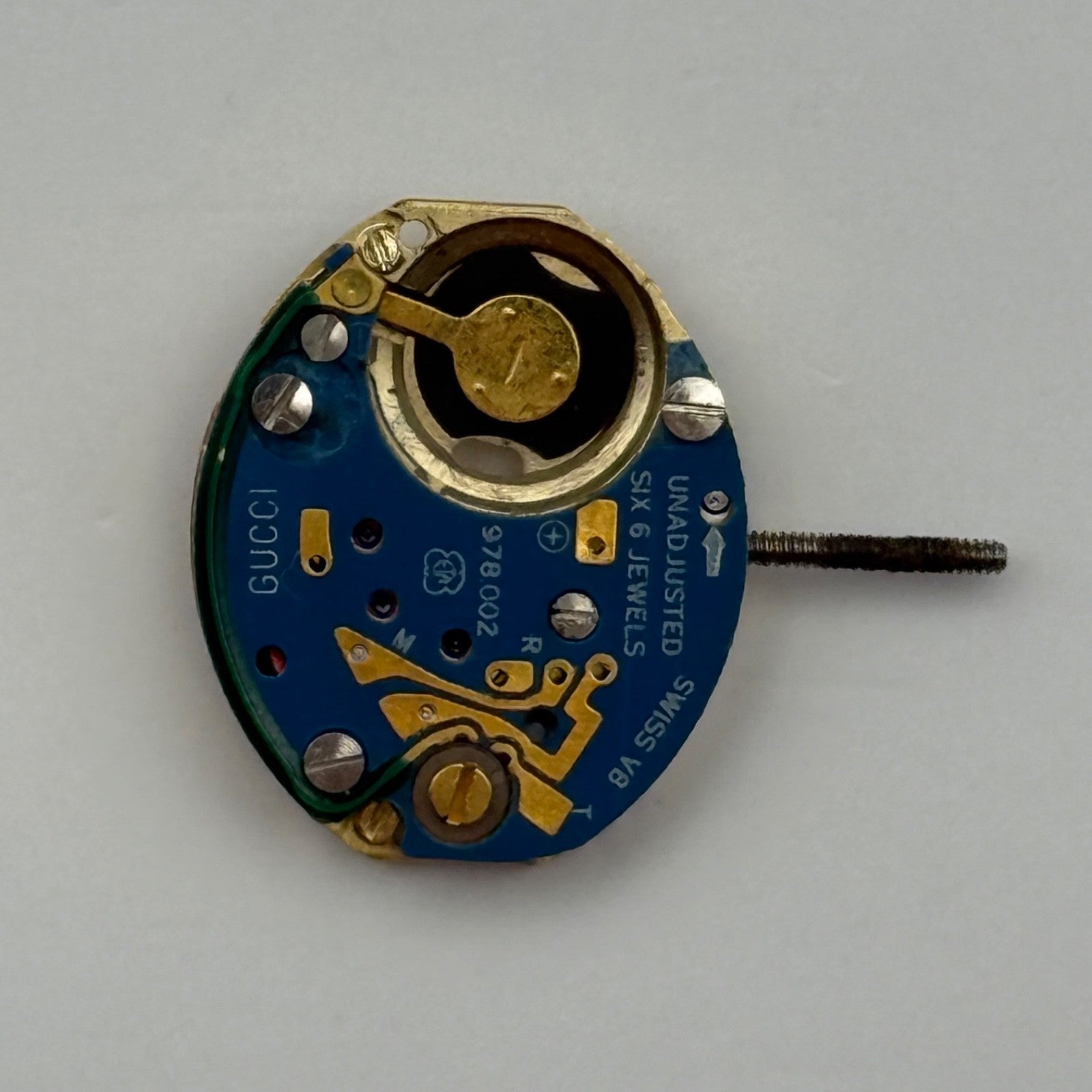 Gucci ETA 978.002 Quartz Watch Movement Incomplete Swiss Ladies Vintage Parts