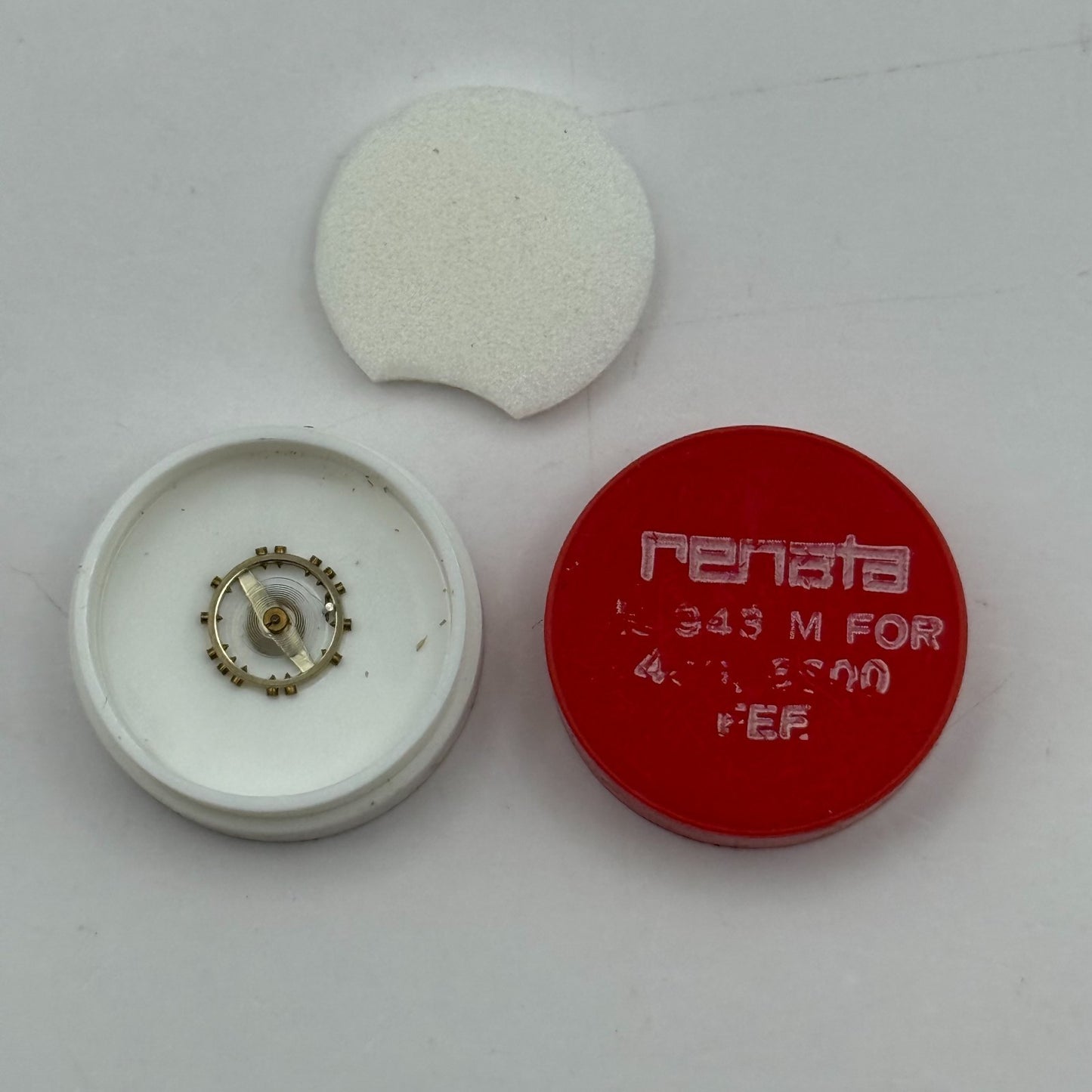 FEF 430 6600 Balance Wheel Complete And Spring 943 M Watch Movement Parts NOS