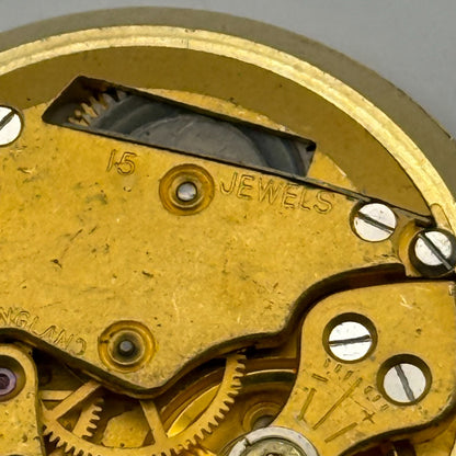 Smiths Astral National 15 60461E Watch Movement Manual Wind Vintage Parts 31.9mm