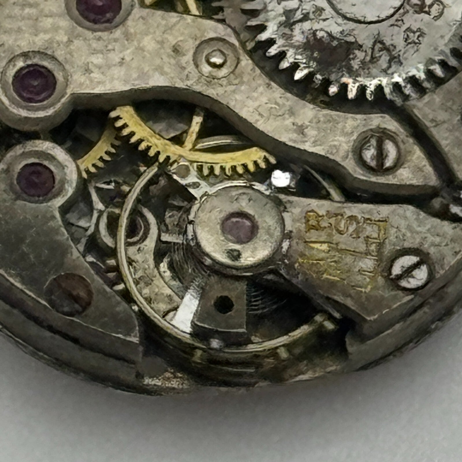 19.7mm Visible Patent 51489 FHF 8 Manual Wind Swiss Watch Movement PARTS SPARES