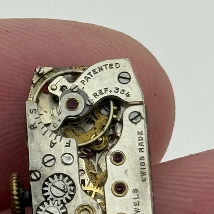 10.3mm Cyma Tavannes Ref 354 Manual Wind 15 Jewels Swiss Watch Movement PARTS