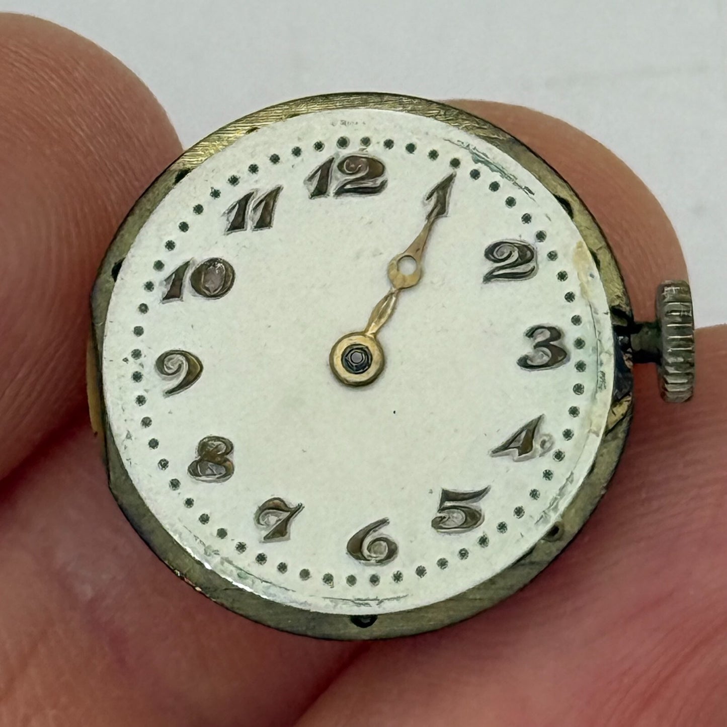 19.6mm Vintage High Grade Vertex Supreme Manual Wind Watch Movement PARTS REPAIR