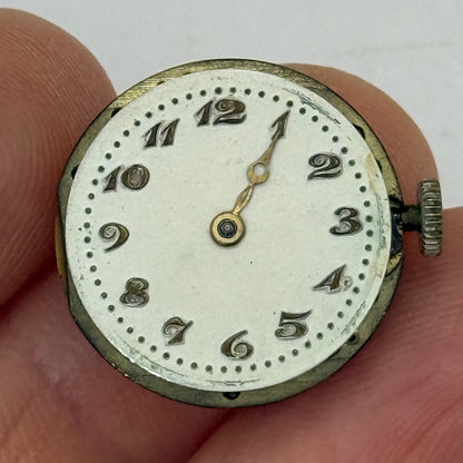 19.6mm Vintage High Grade Vertex Supreme Manual Wind Watch Movement PARTS REPAIR