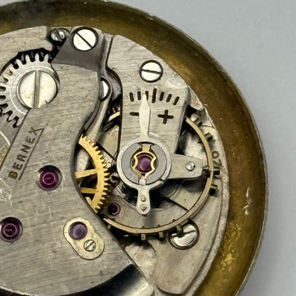 FHF 28 Watch Movement Bernex Manual Wind Vintage Swiss Parts Repair 23.6mm