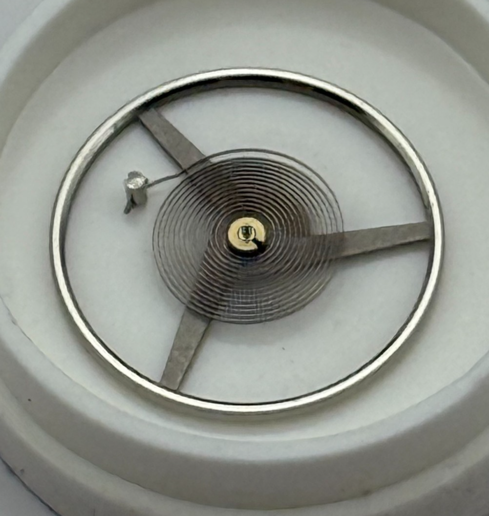 ETA 2600 Balance Wheel Complete And Spring Ord + Inca Watch Movement Parts 