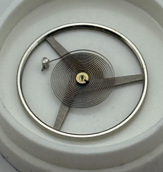 ETA 2600 Balance Wheel Complete And Spring Ord + Inca Watch Movement Parts 