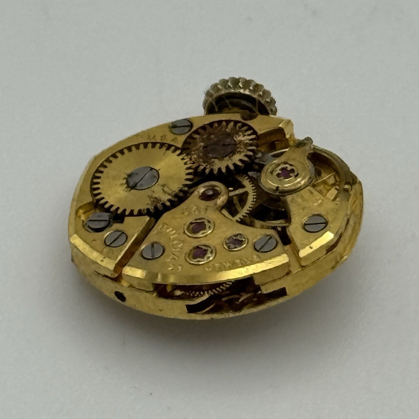 13.1mm Vintage Ladies Bulova 5AT Manual Wind Swiss Watch Movement PARTS REPAIR