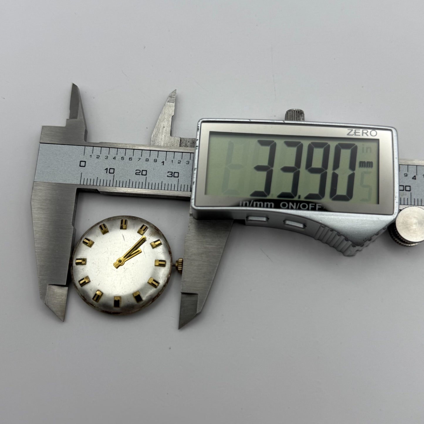 ETA 2750 Mystery Dial Watch Movement Running Manual Wind Vintage Parts 25.9mm