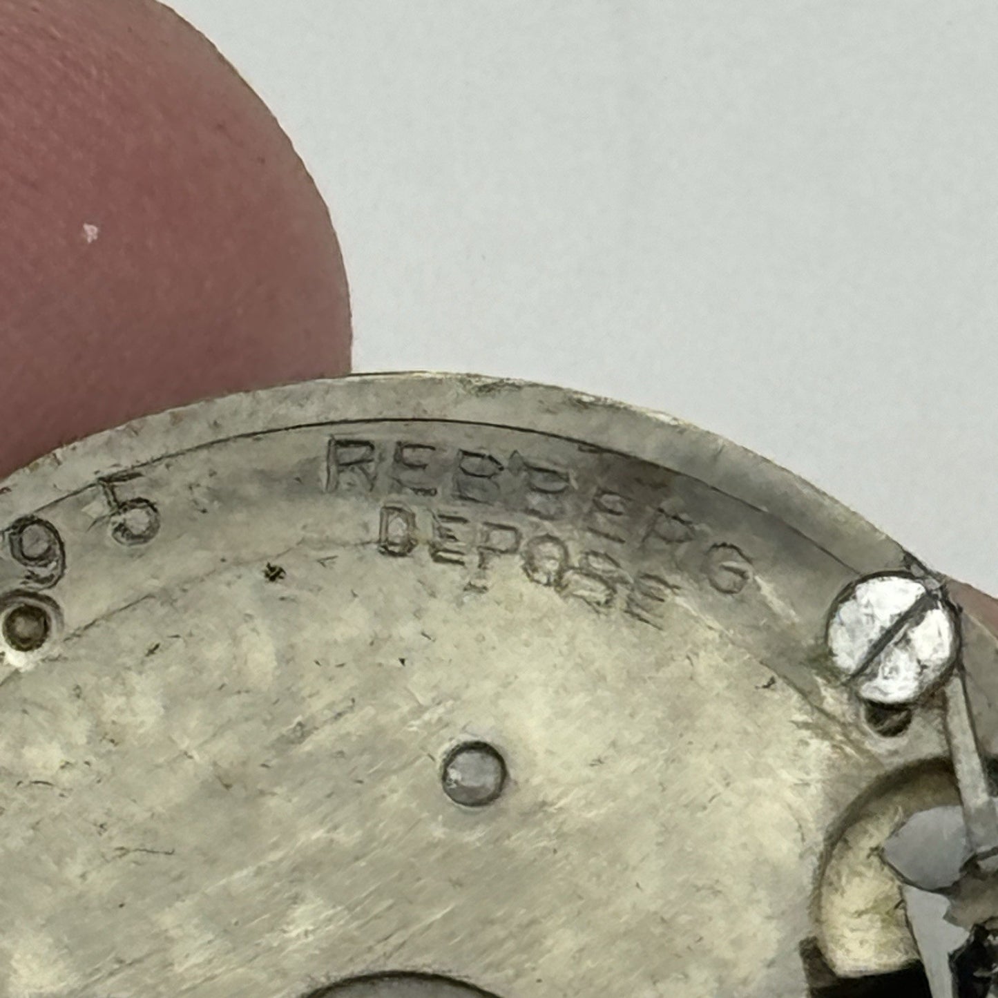 25.7mm Early ROLEX Rebberg Depose 15 Jewels Antique Watch Movement PARTS SPARES
