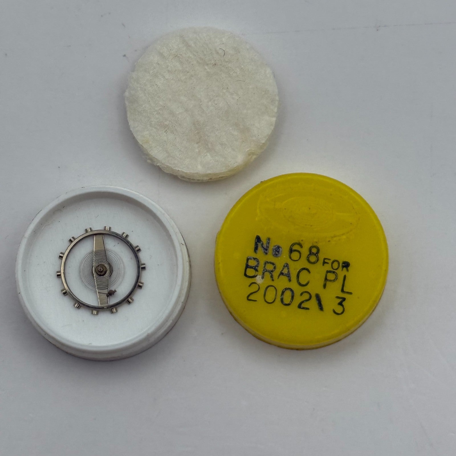 Brac 2002/3 Balance Complete PL Renata 68 Watch Movement Parts Vintage NOS