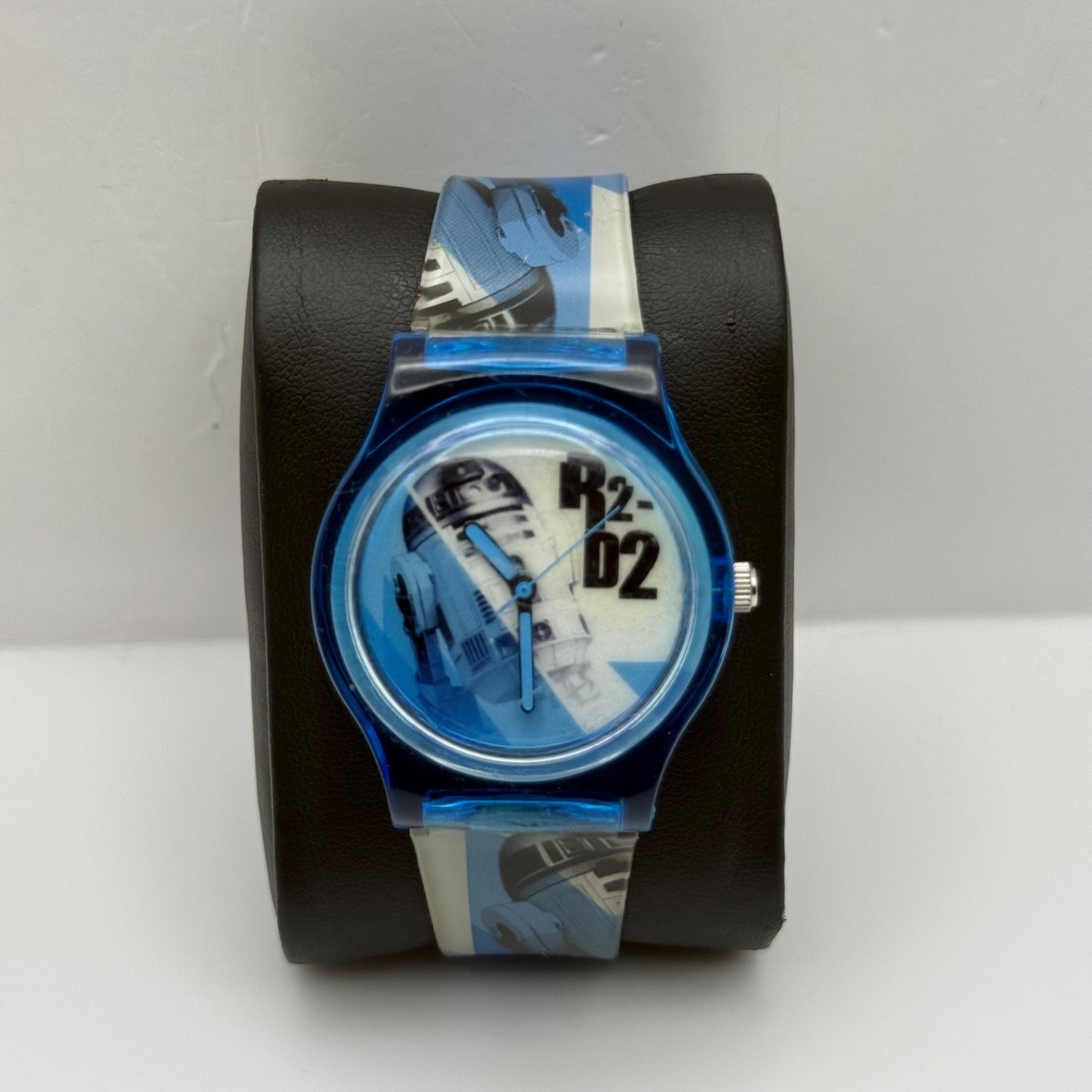 34mm Working RARE Zeon R2-D2 Lucasfilm LTD Blue 34mm Quartz Watch New Battery