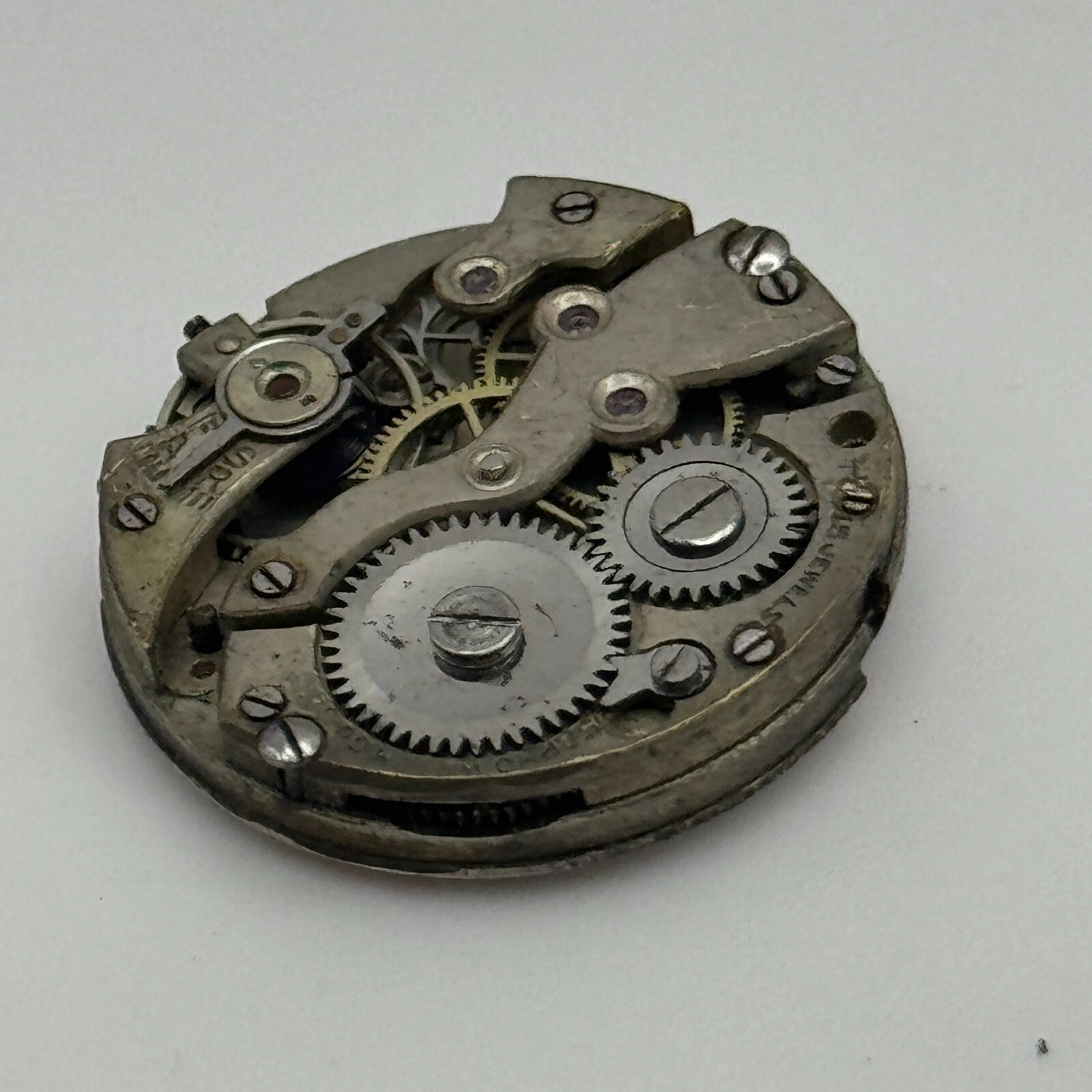 23.6mm Sapho Watch Co 15 Jewels Trench Watch Movement  Manual Wind PARTS SPARES