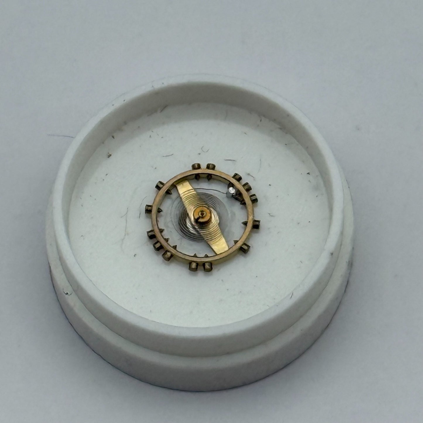ETA 746 Balance Wheel Complete And Spring  4½’’’ 144 M Watch Movement Parts NOS