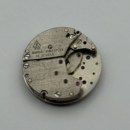 Buser B 310 Watch Movement Vibraflex Manual Wind Vintage Incomplete Parts 23.6mm