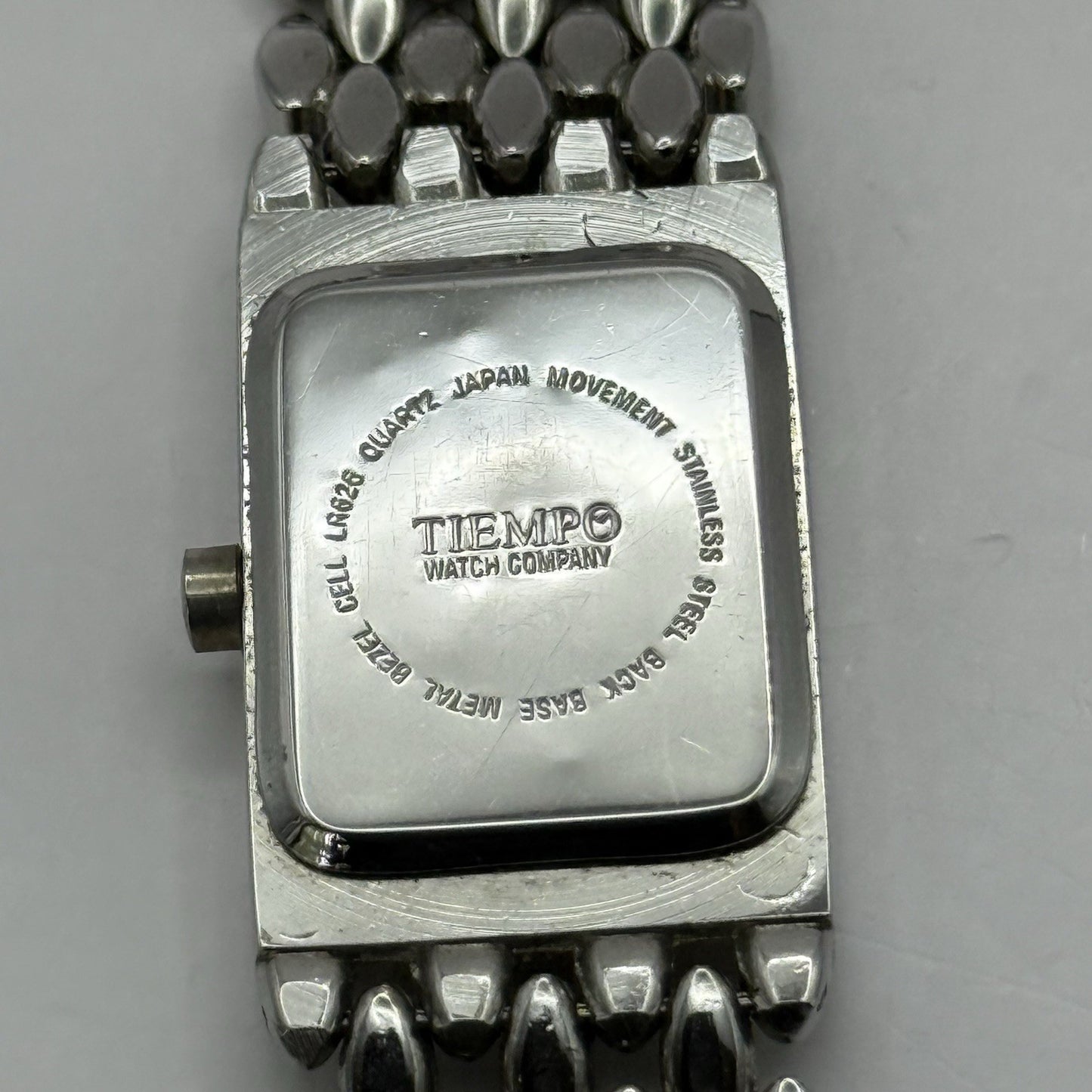 19mm Working Ladies Censi Collection Silver Tone Japan Quartz Watch 6.75 Inches