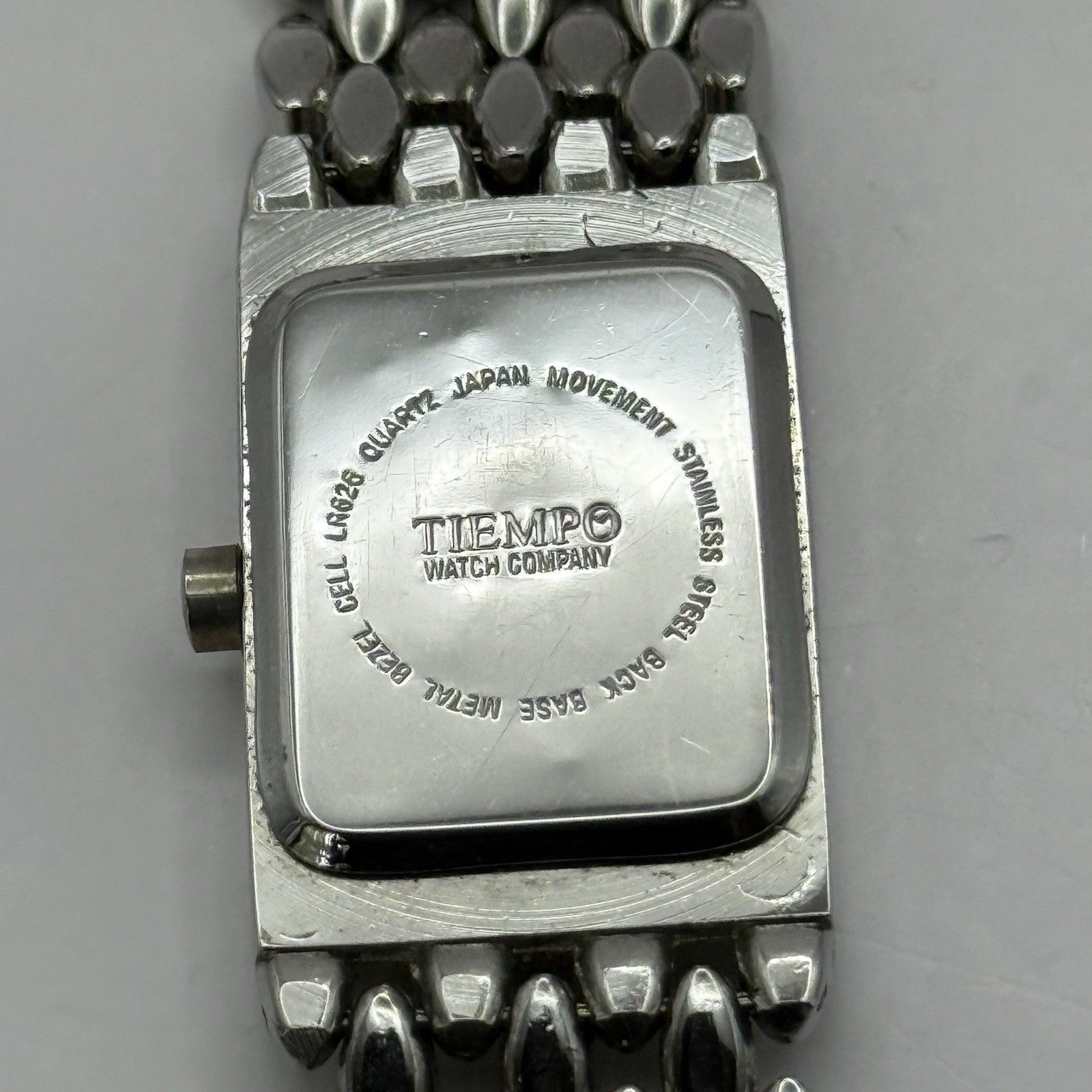 19mm Working Ladies Censi Collection Silver Tone Japan Quartz Watch 6.75 Inches