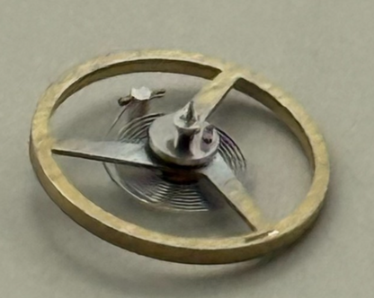 ETA 2487 Balance Wheel Complete And Spring Ord + Inca Watch Movement Parts 