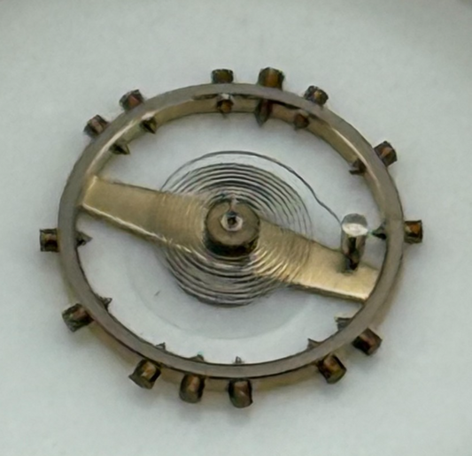 FHF 120 Balance Wheel Complete And Spring 6¾–8’’’ 205 M Watch Movement Parts NOS