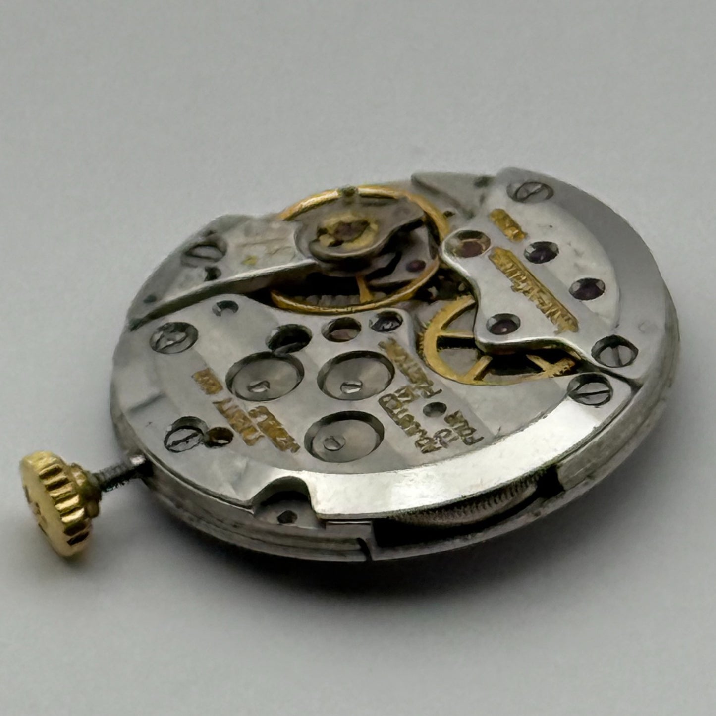 Jaeger Le Coultre 895 Thin Watch Movement Square Dial Vintage Parts Repair 21mm