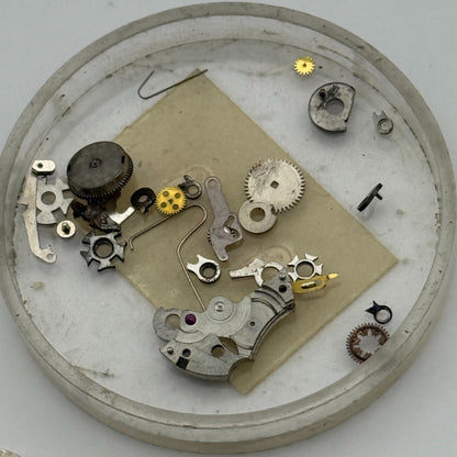 Jaeger Le Coultre 12 Watch Movement x 2 & Spares Vintage Swiss Parts 14.9mm