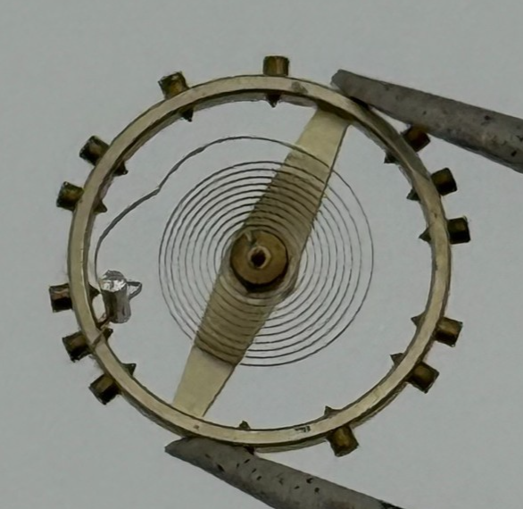 Arogno 120 Balance Complete 10 1/2''' Renata 14 Watch Movement Parts Vintage NOS